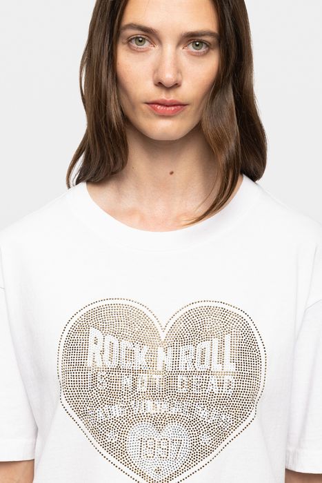 Taida Heart Strass T-shirt